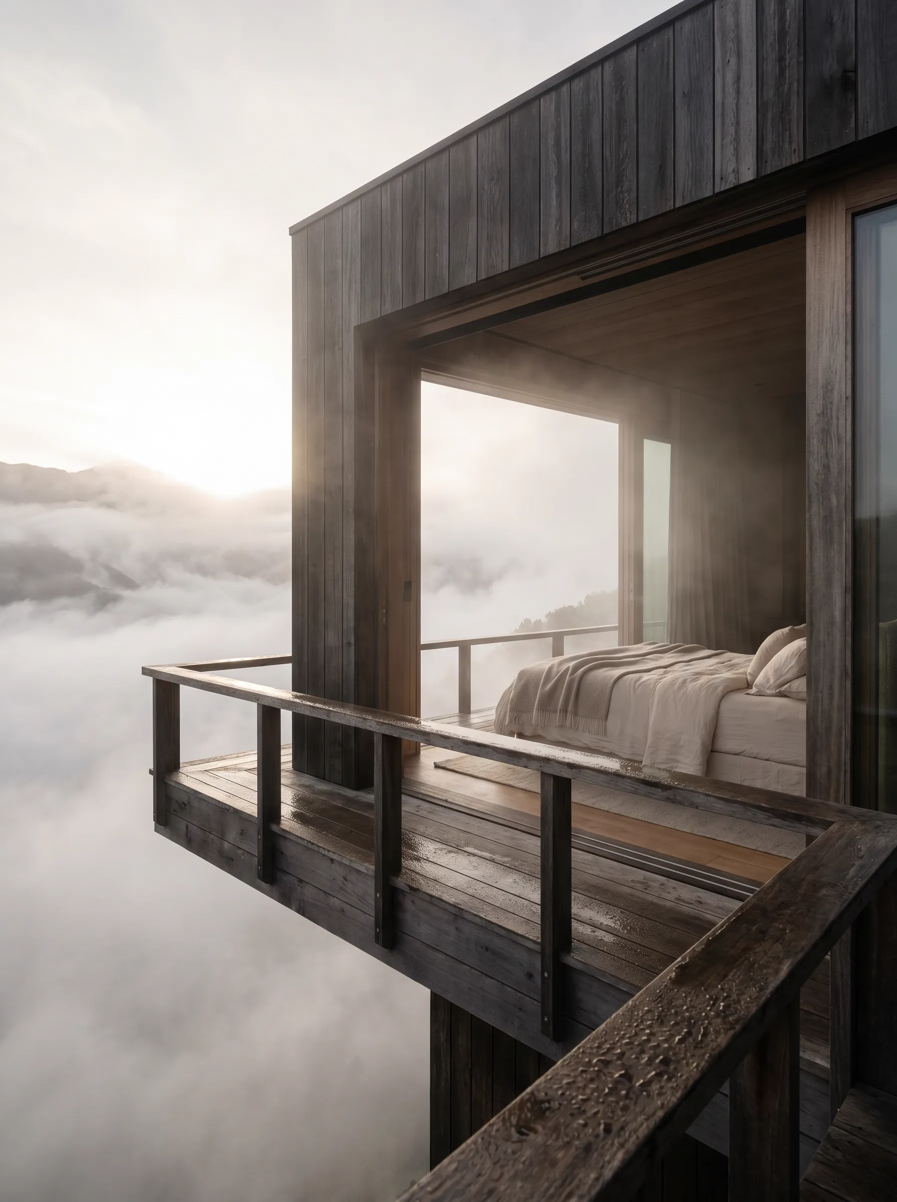 Where the mist meets the deck